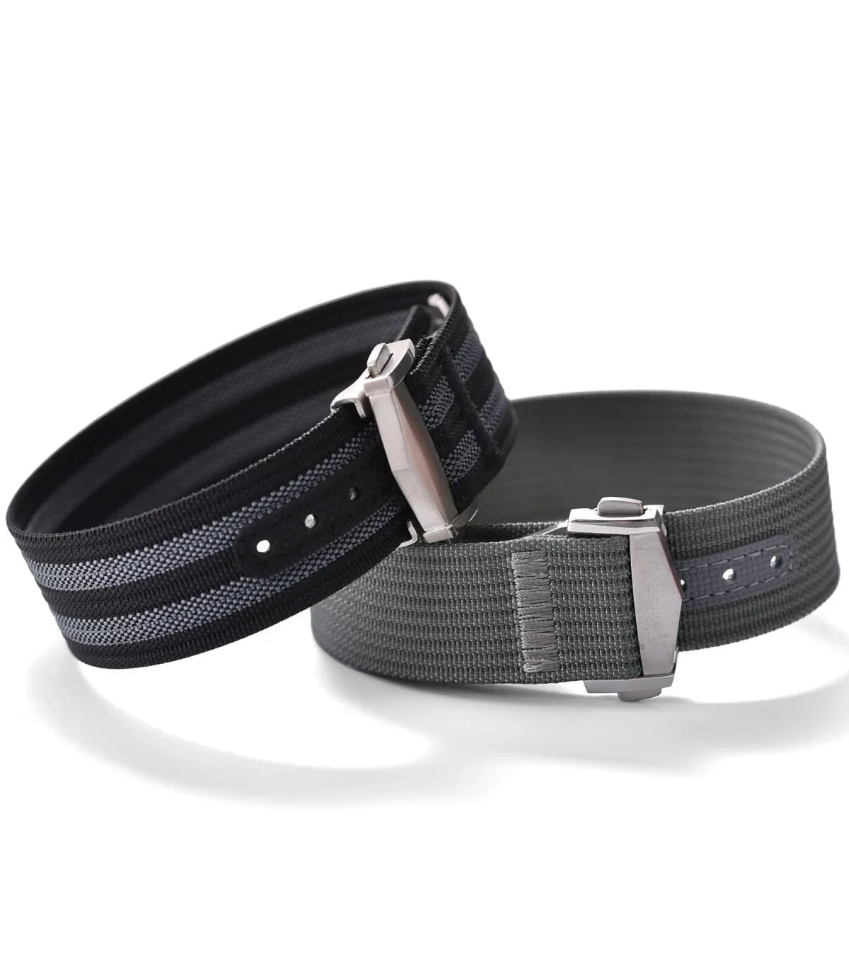 Bracelet Nato nervuré en nylon avec boucle déployante – KronoKeeper – Éditi - vue 12