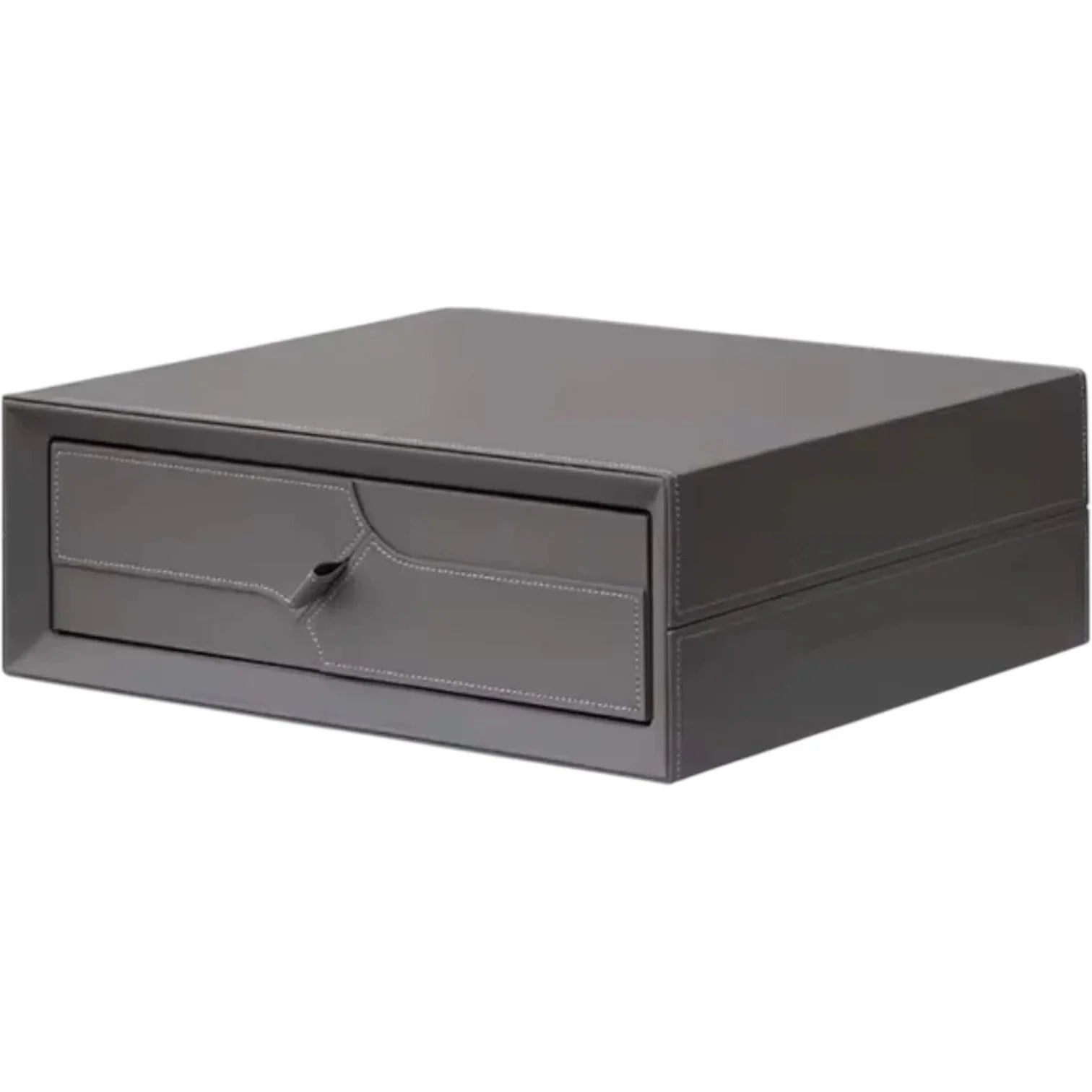 Coffre fort tiroir pour 15 montres – cuir vegan – KronoKeeper – Taupe - vue 3