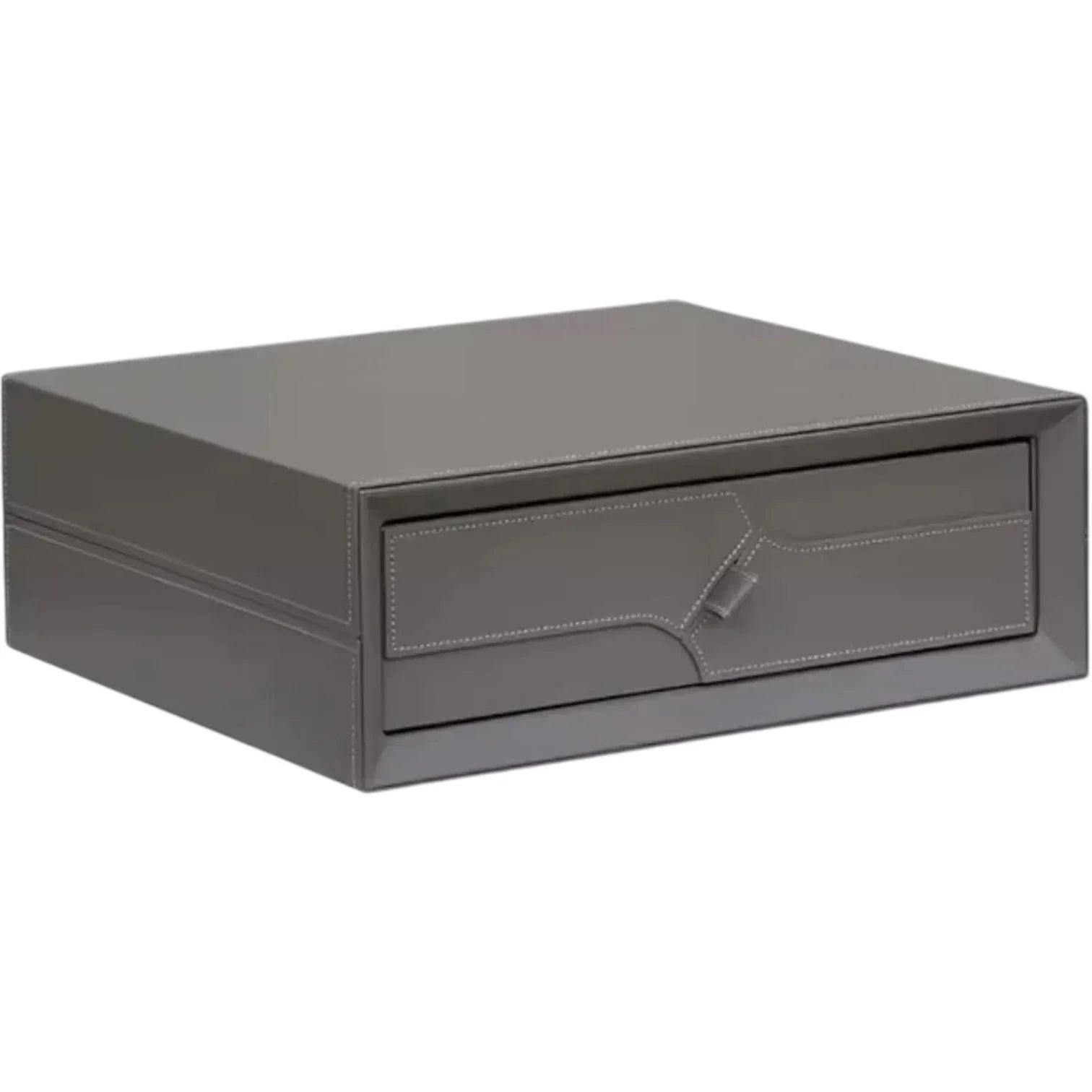 Coffre fort tiroir pour 15 montres – cuir vegan – KronoKeeper – Taupe - vue 4