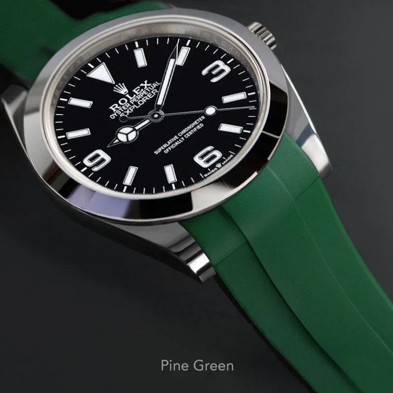 Bracelet en caoutchouc M241 – Rubber B – Vert - vue 3