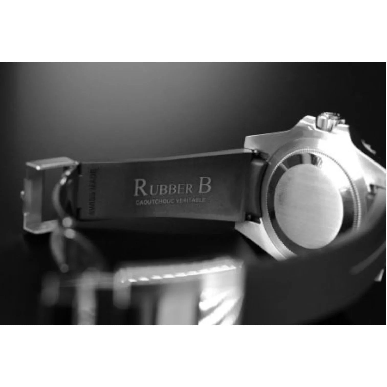 Bracelet en caoutchouc M241 – Rubber B – Noir - vue 5