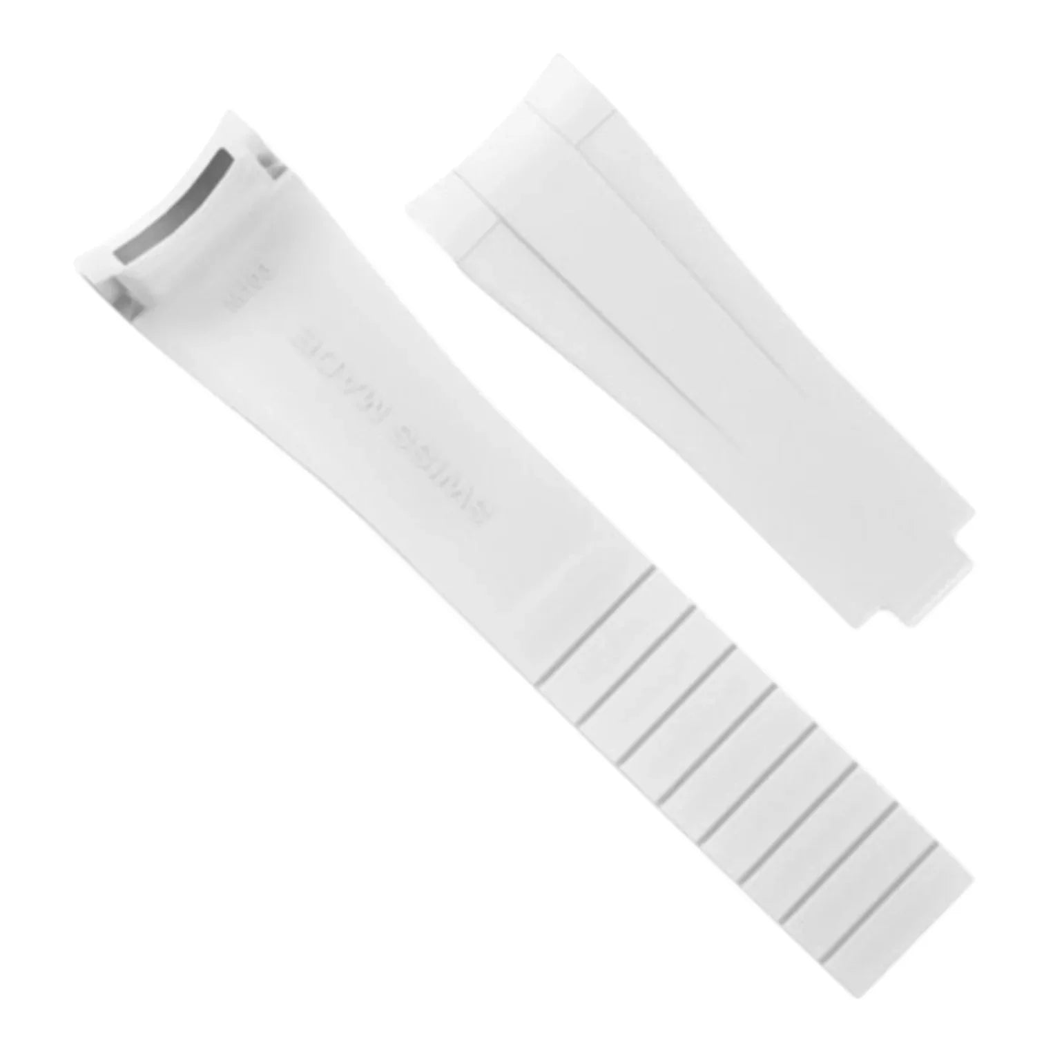 Bracelet en caoutchouc M241 – Rubber B – Blanc - bracelet caoutchouc montre