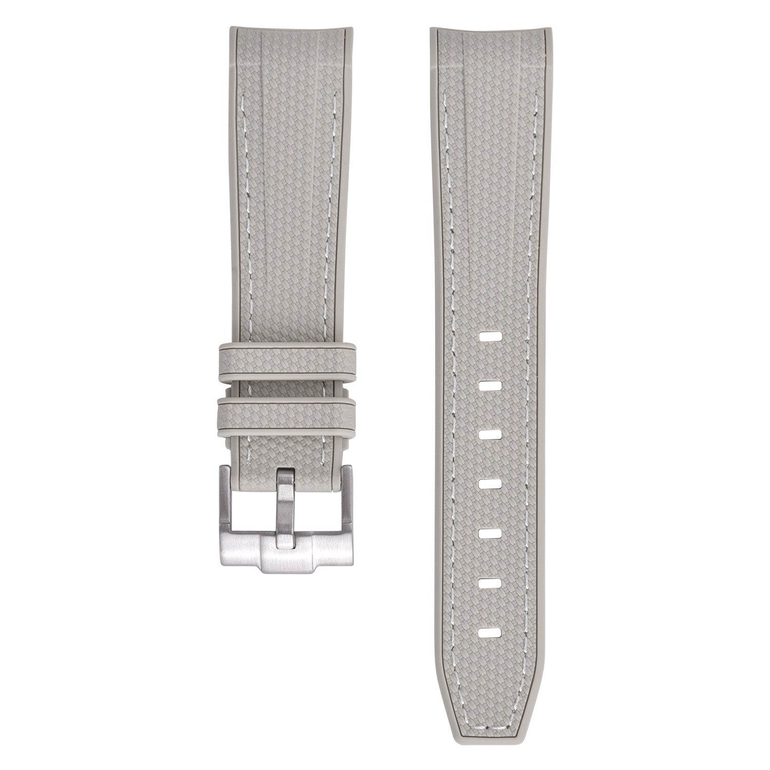 Bracelet en caoutchouc texturé pour Omega MoonSwatch - KronoKeeper - Beige