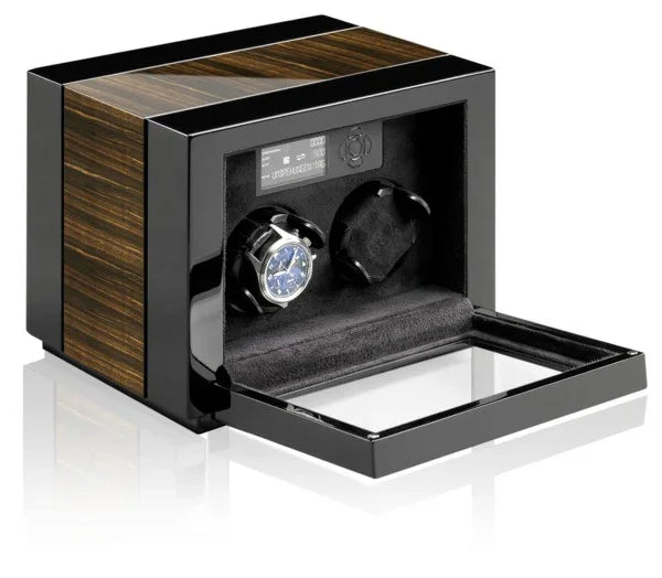 Remontoir pour 2 Montres - Vantage 2 Macassar - Buben & Zorweg - détail