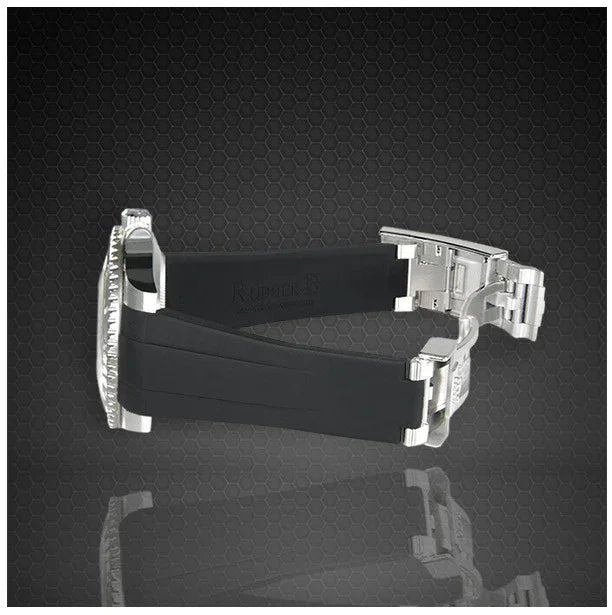 Bracelet en caoutchouc M104 – Rubber B – Noir - vue 9