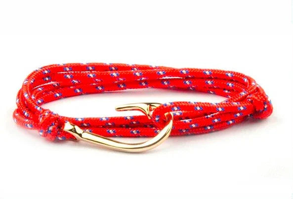Bracelet hameçon doré Vikings - vue 6