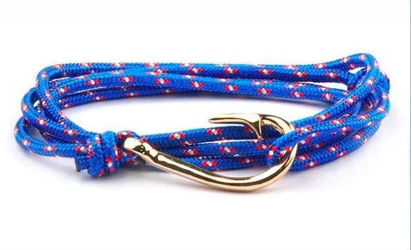 Bracelet hameçon doré Vikings - vue 8