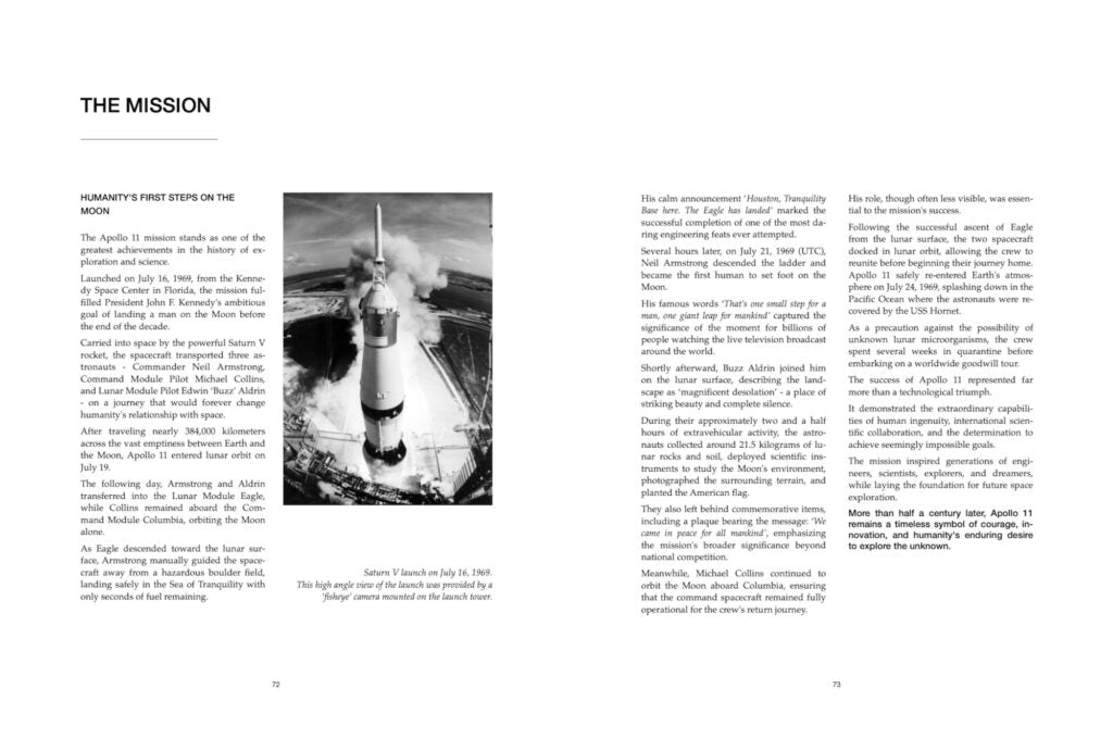 Apollo 11 Only – Watchfid Collectibles book – extract 6