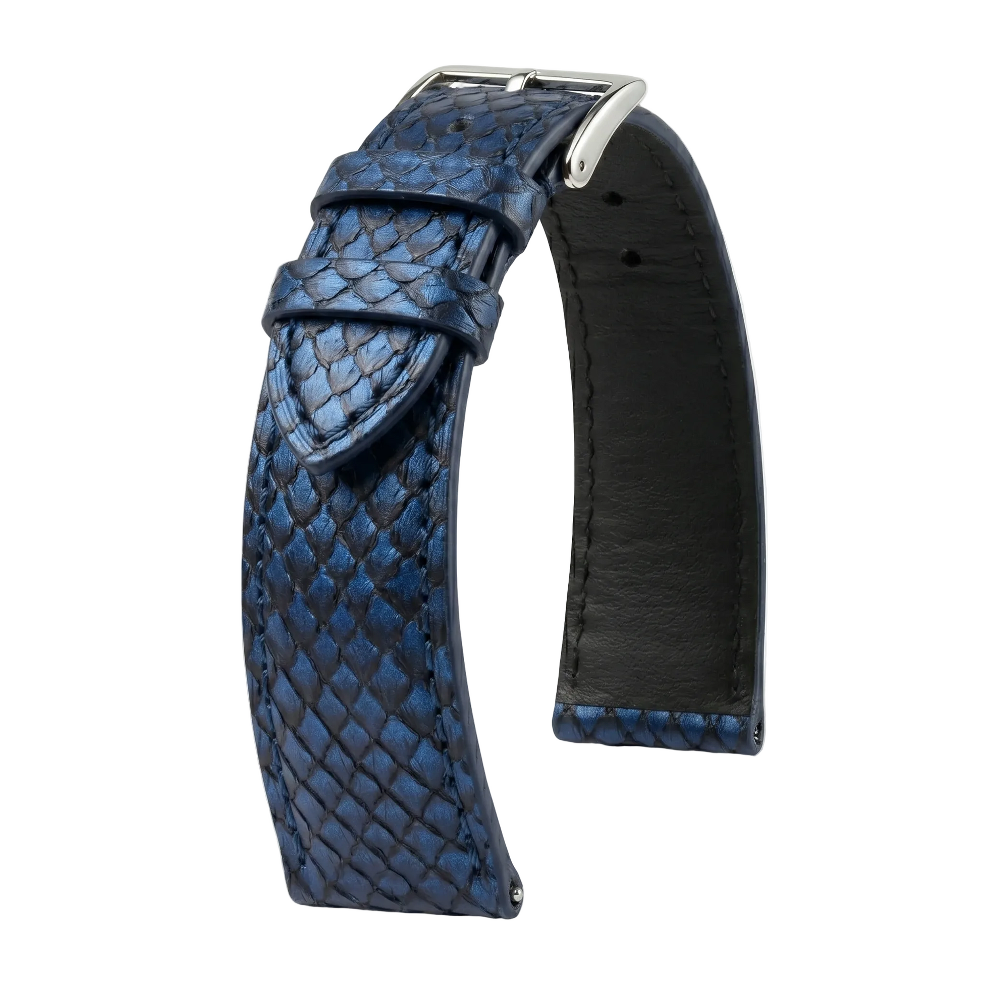 Bracelet Saumon Dégradé Bleu Minuit - KronoKeeper - vue principale