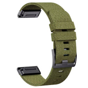 Bracelet nylon kaki compatible Garmin QuickFit - KronoKeeper
