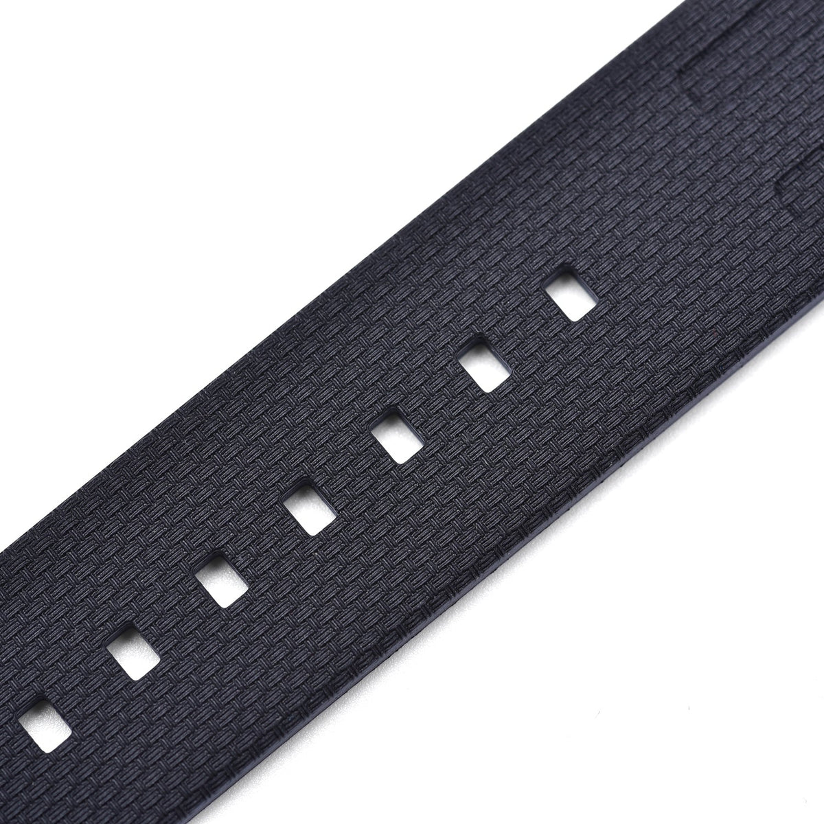 Bracelet caoutchouc et coque pour AP x Swatch Noir KronoKeeper – perforations du brin