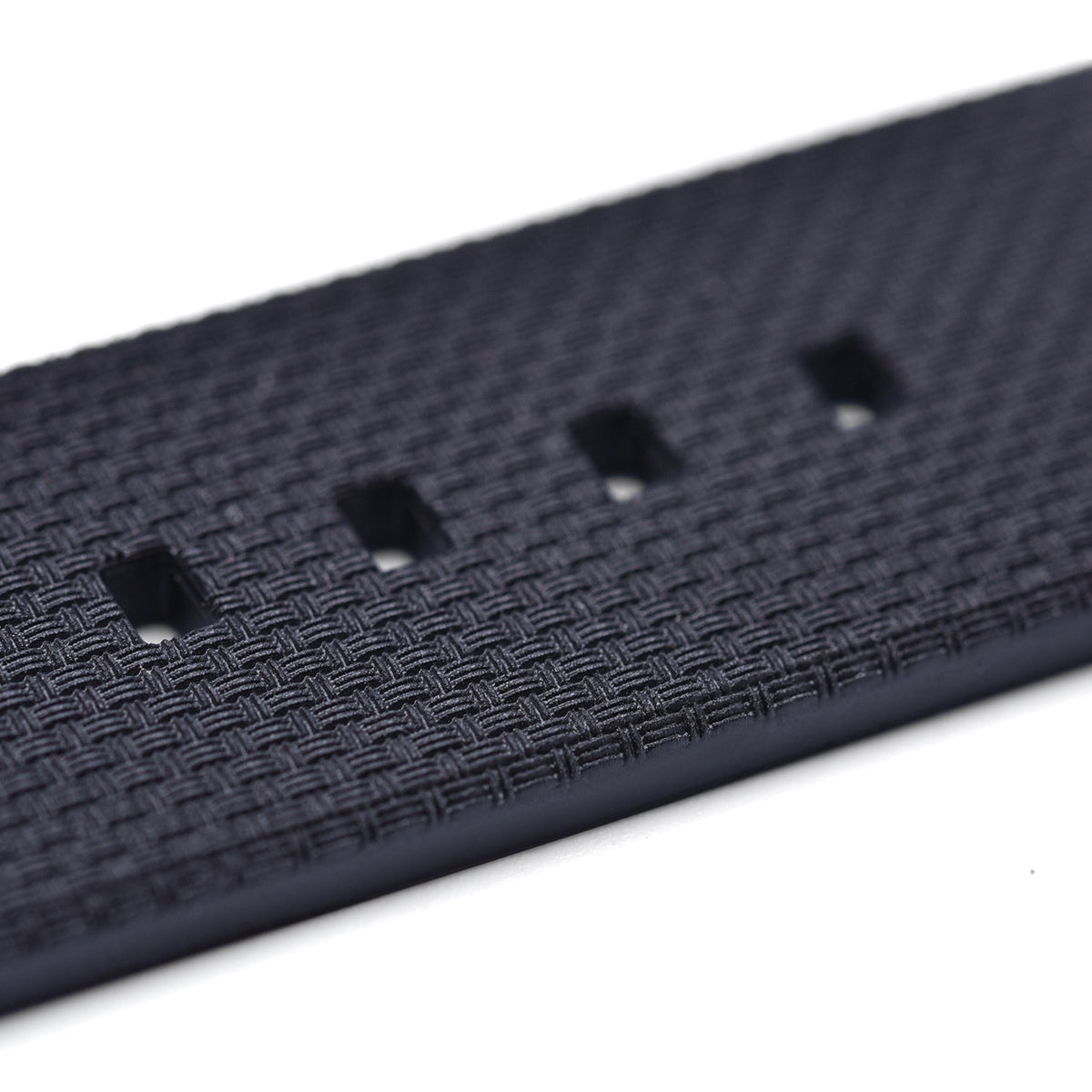 Bracelet caoutchouc et coque pour AP x Swatch Noir KronoKeeper – texture du caoutchouc