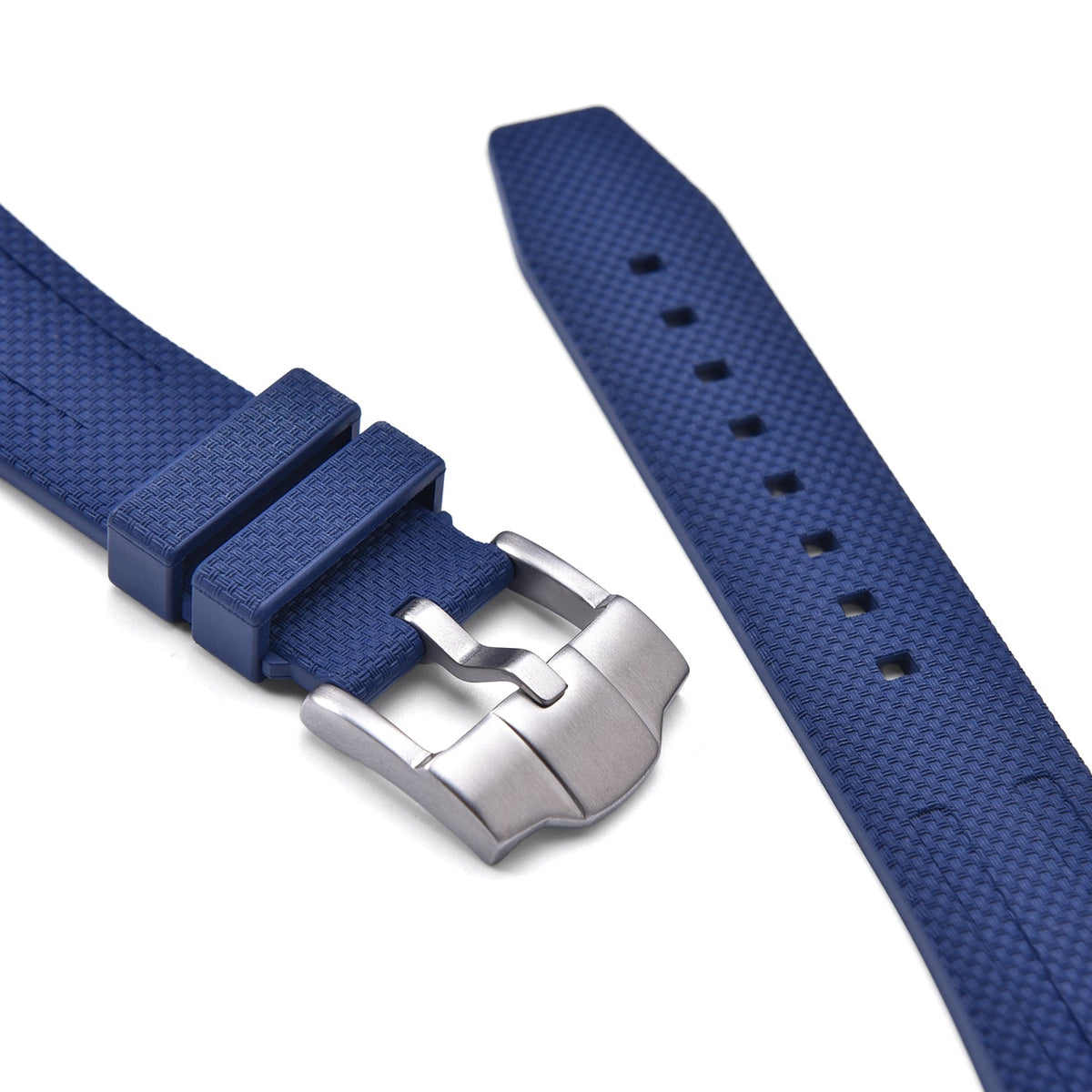 Bracelet caoutchouc et coque pour AP x Swatch Bleu KronoKeeper – boucle et perforations