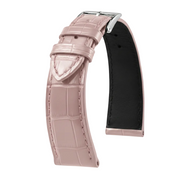 Bracelet Alligator Felix Brillant rose - KronoKeeper - bracelet cuir alligator montre