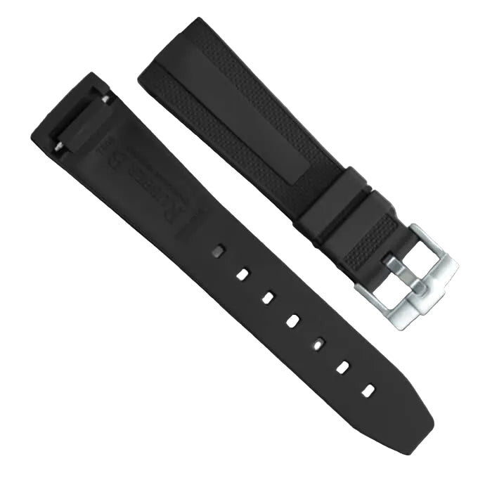 Bracelet RubberB T808 pour Tudor Pelagos FXD - Noir - bracelet caoutchouc montre