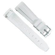 Bracelet RubberB T808 pour Tudor Pelagos FXD - Blanc - bracelet caoutchouc montre