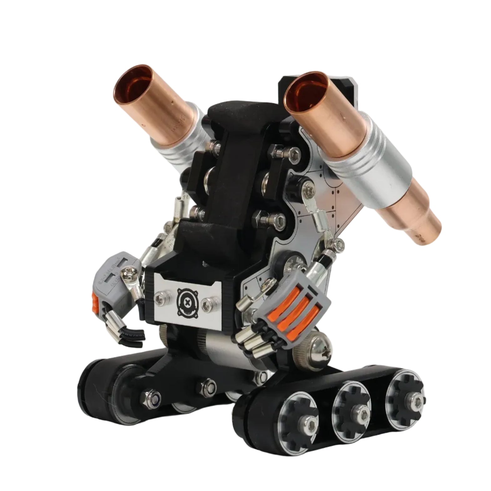 Support de montre Penlite Tank Robotoys, vue de dos
